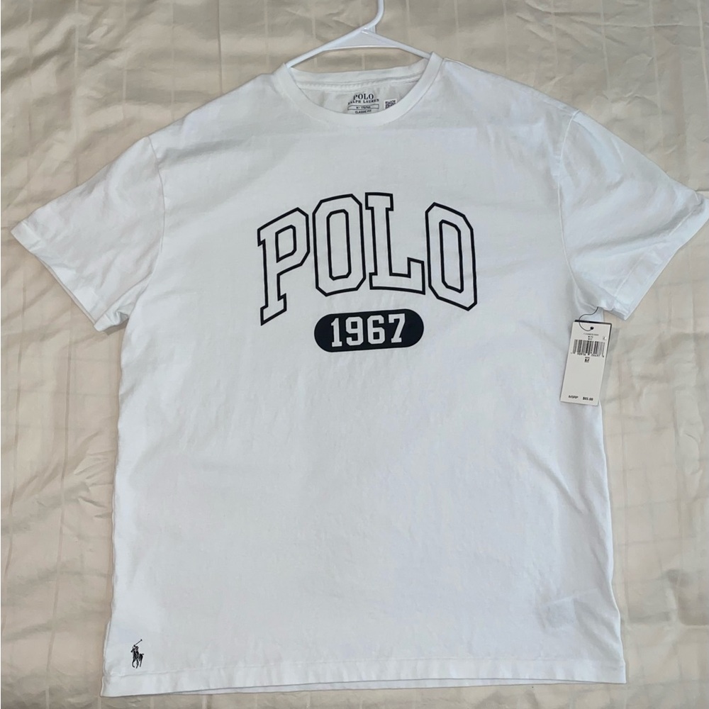 Polo by Ralph Lauren White Graphic Tee